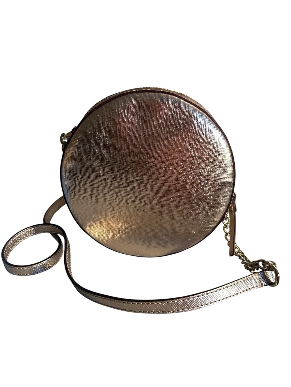 Kate Spade Bubble Over Micha Circle Crossbody Rose Gold w/ 
Cork Pop Fizz Clink - Picture 8 of 10